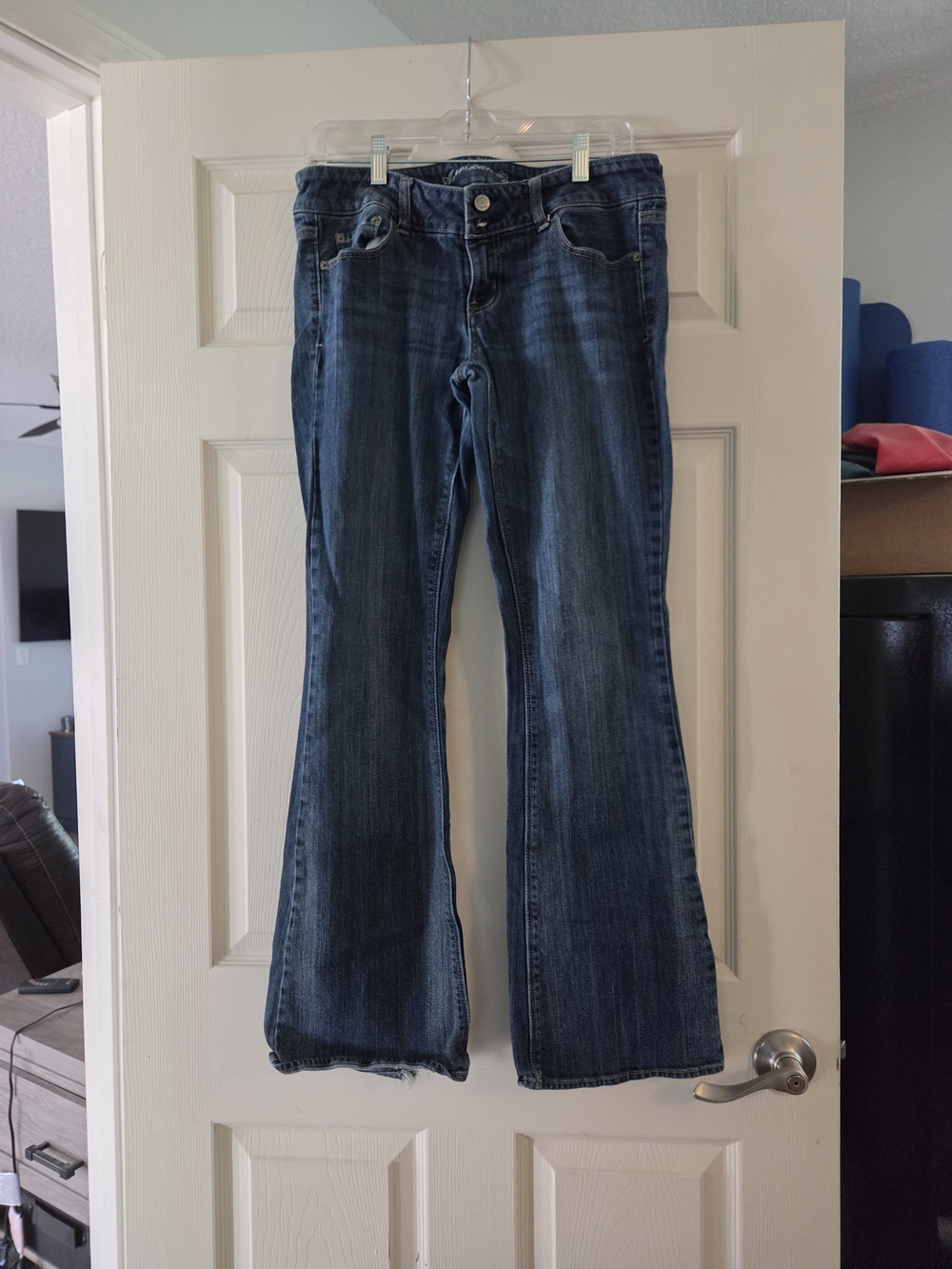American Eagle Artist Dark Blue Boot Cut Jeans
